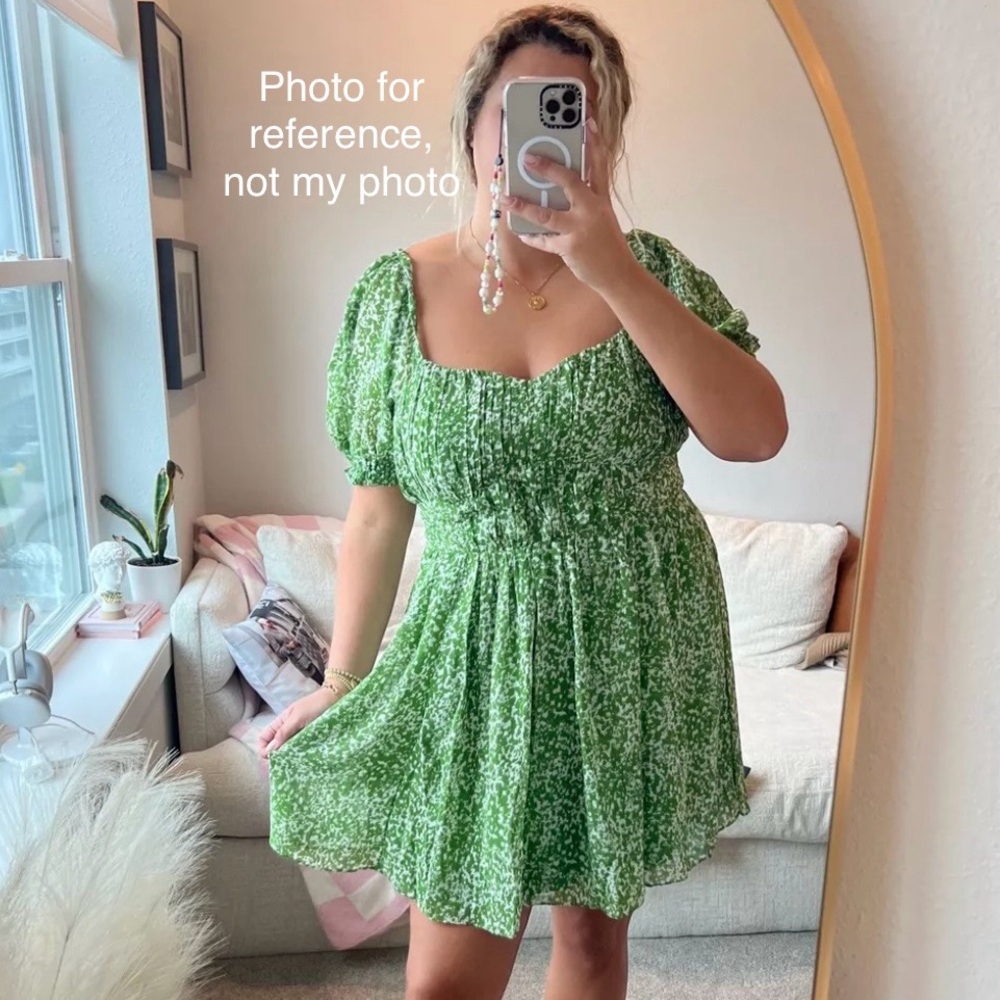 Green Floral Abercrombie Dress